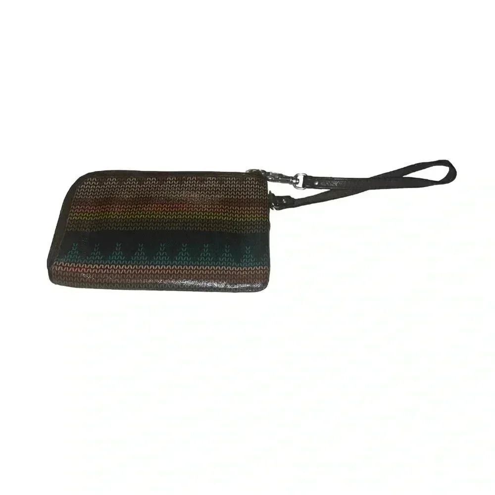 Fossil Key-Per Wallet Multi Compartment Midwestern Wallet - Picture 3 of 7